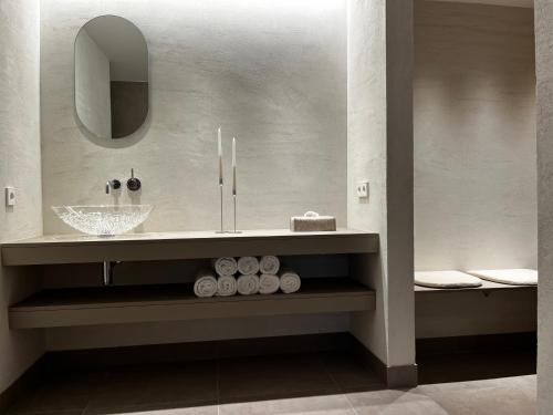 Ένα μπάνιο στο Appartements Maria Theresia