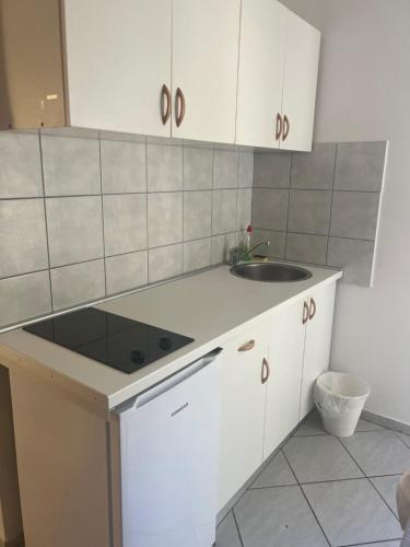Kuchyň nebo kuchyňský kout v ubytování Apartments Svekrić
