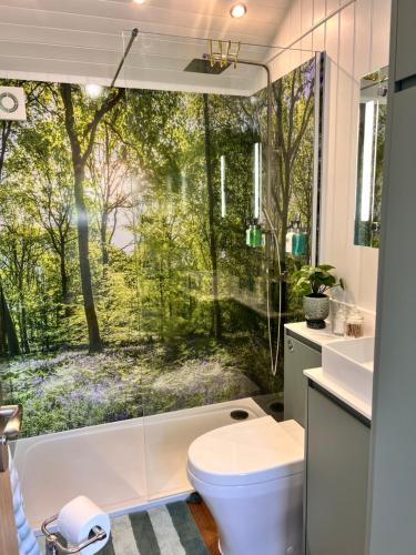 Koupelna v ubytování Sunset