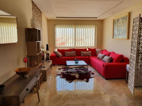 Un lugar para sentarse en Penthouse Residence les jardins d'Agadir