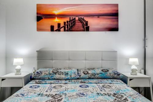 Ένα ή περισσότερα κρεβάτια σε δωμάτιο στο Aurora