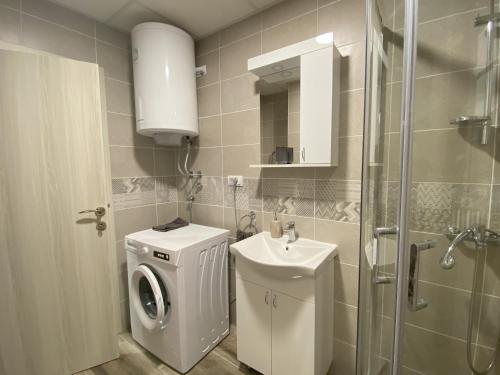 Koupelna v ubytování Apartman Peric