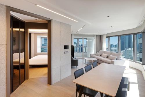 Posezení v ubytování NewCZ Haeundae Residence