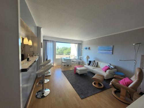 Χώρος καθιστικού στο Ferienwohnung Tohuus an der Nordsee