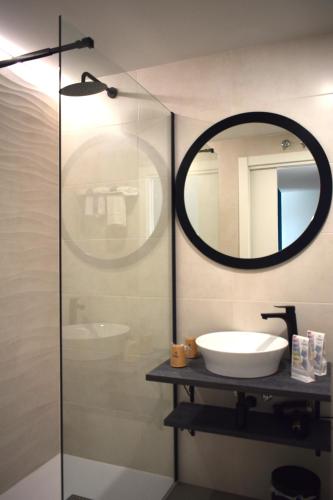 Koupelna v ubytování Hotel Pachico
