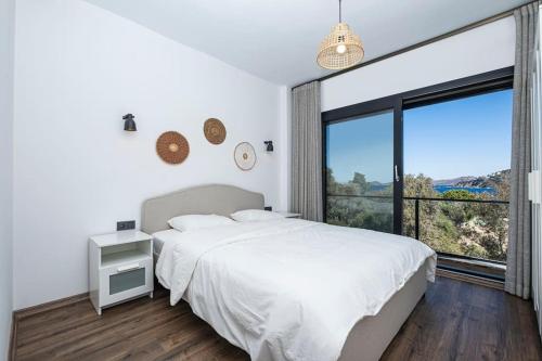 Ένα ή περισσότερα κρεβάτια σε δωμάτιο στο Villa Al Mare 3