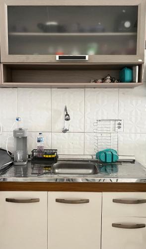 Η κουζίνα ή μικρή κουζίνα στο Central flats