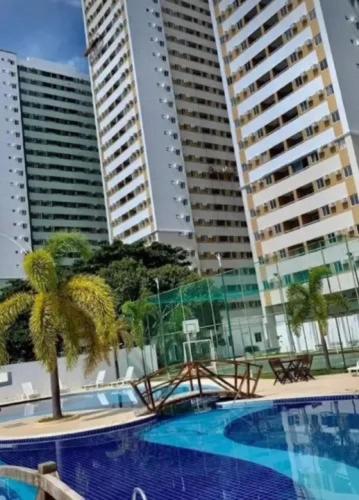 Πισίνα στο ή κοντά στο Apartamento a Beira mar
