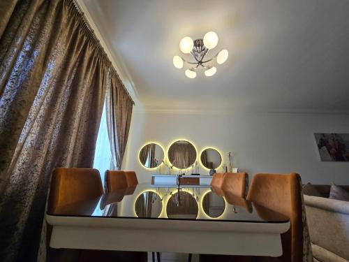 Χώρος καθιστικού στο Fabulous Brand New 3BR Apartmtent with Garden-Madinaty
