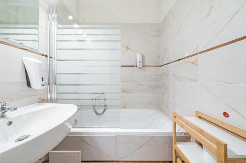 Koupelna v ubytování Apartmán Masarykova třída 61