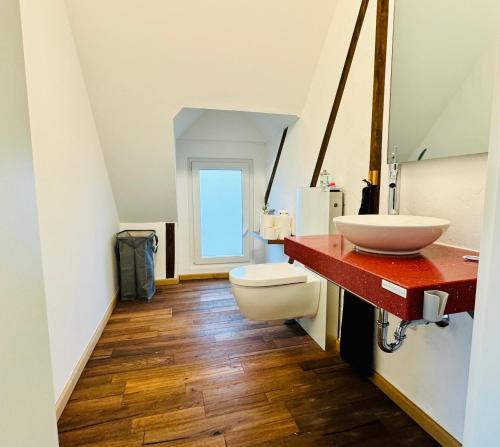 Ένα μπάνιο στο Das besondere Moselhaus-Mosel ultranah Luxus Ferienhaus Mosel
