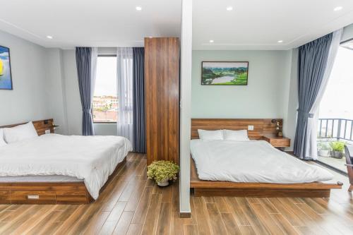 Katil atau katil-katil dalam bilik di DreamHome-Đà Lạt