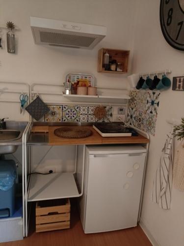 Kuchyň nebo kuchyňský kout v ubytování A casa di Lele a CAPALBIO