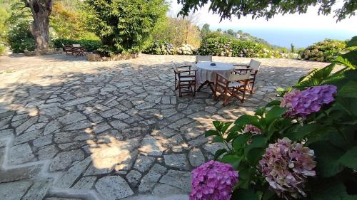 White stone house with great sea view