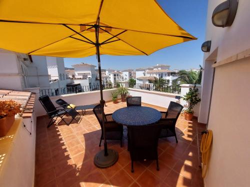 Μπαλκόνι ή βεράντα στο La Casa Mima Penthouse at Hacienda Riquelme