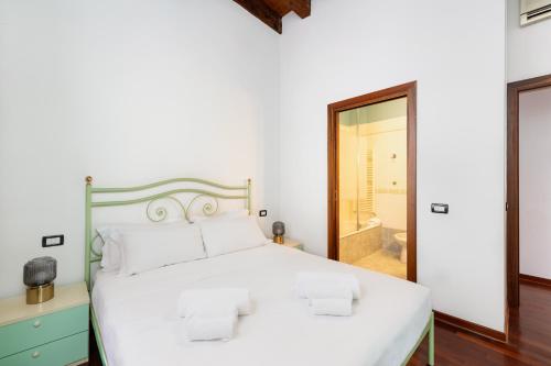 Cama o camas de una habitación en San Marco Canal View by Bricola Apartments