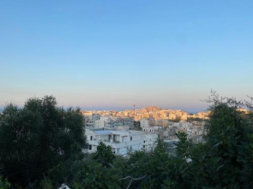 a view of a city with buildings and trees at Coliving Together Gargano in Vieste