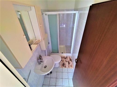 Koupelna v ubytování San Valentino