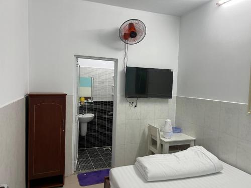 Koupelna v ubytování Bin Hom Motel