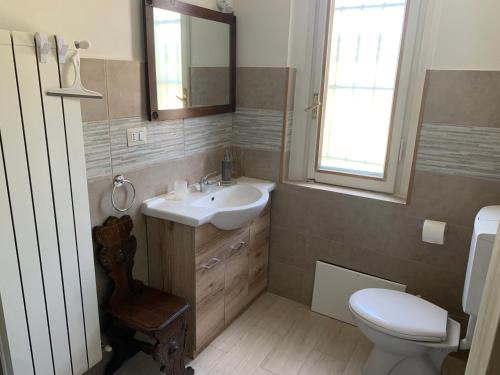 Koupelna v ubytování B&B Le 5 Vie Appartamento con camera tripla