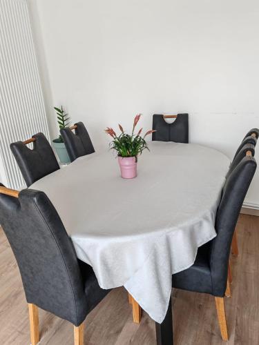Χώρος καθιστικού στο Chambre chez habitant 1