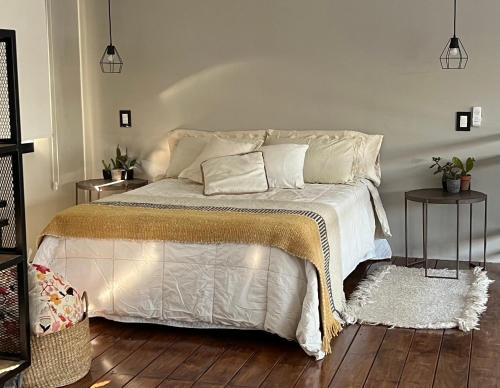 Katil atau katil-katil dalam bilik di Loft Caracas