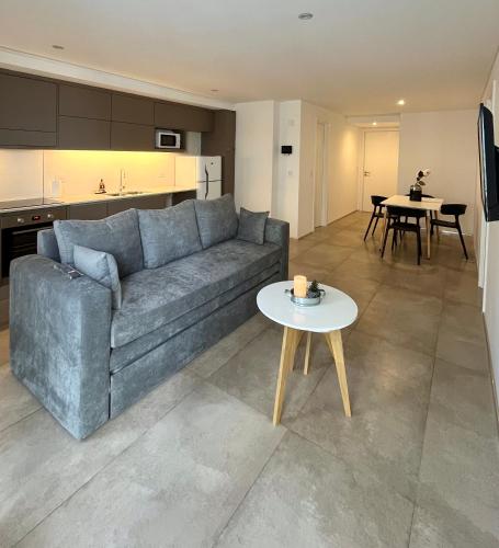 Posezení v ubytování Depto 2 amb PLAYA GRANDE con Cochera - C -