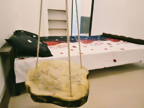 Postel nebo postele na pokoji v ubytování Cottage 49s weligama