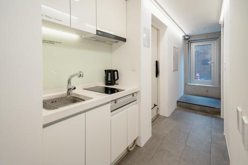 The Phase Boutique Hotel 동대문にあるキッチンまたは簡易キッチン