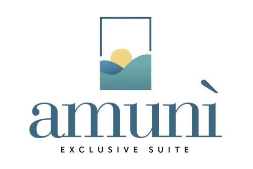 チェファルにあるAmunì - Exclusive Suite in Centro a Cefalù Vista Mareのインプリント限定スイートロゴデザイン