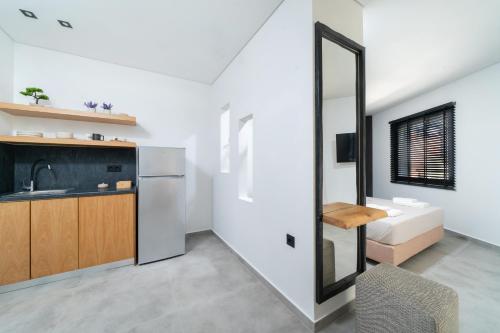 Nhà bếp/bếp nhỏ tại Parilion Suites