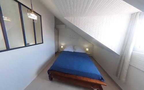 Postel nebo postele na pokoji v ubytování SUPERBE DUPLEX T2 Saline 3 étoiles