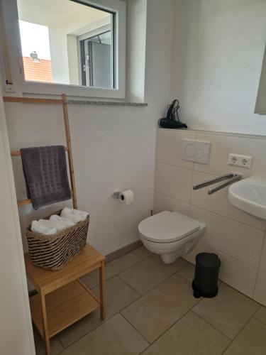 Ένα μπάνιο στο Apartements WaWohnen