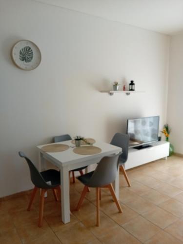 Apartamento Guijarro frente a playa de la Conchã