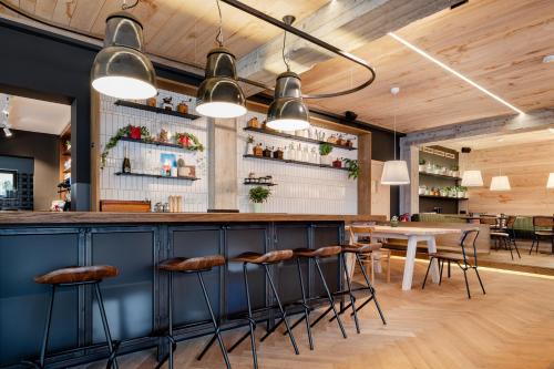 Nápoje v ubytování B&B Hotel Zimmerei mit Frühstück