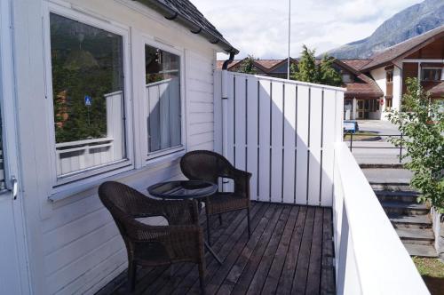 En generel udsigt til bjerge eller udsigt til bjerge taget fra hotellet