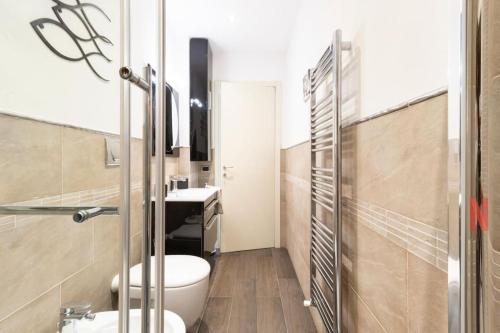 Koupelna v ubytování Villette Singola Versilia WIFI AC