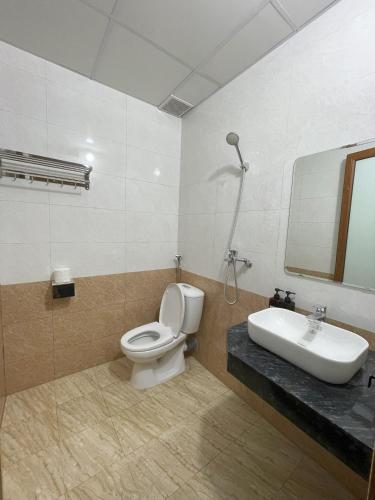 Koupelna v ubytování Wings Ha Giang Loop Bungalow
