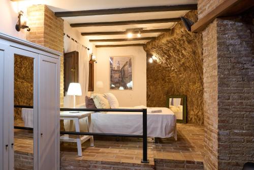 Ένα ή περισσότερα κρεβάτια σε δωμάτιο στο Casa El Pocito