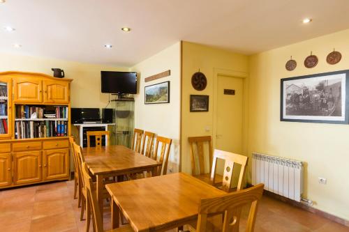 Kuchyň nebo kuchyňský kout v ubytování Hotel Rural Somiedo