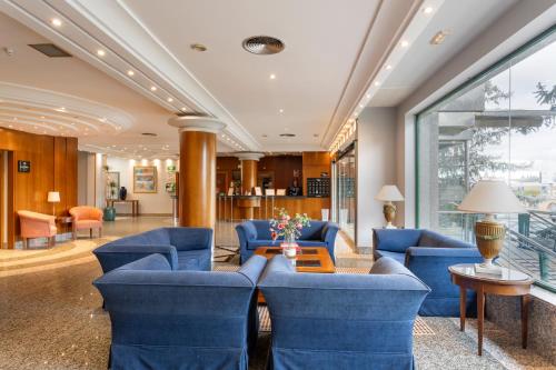 Χώρος καθιστικού στο Hotel Alda Río Tormes