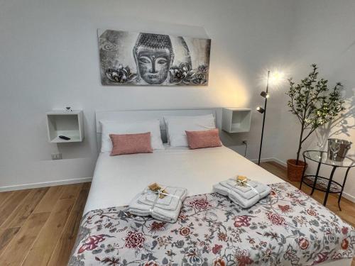 Postel nebo postele na pokoji v ubytování Porta Fortuna rooms