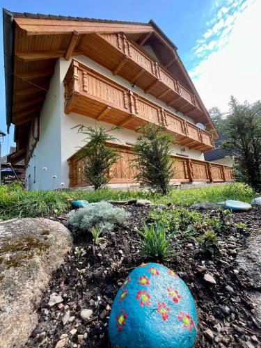 Κήπος έξω από το Apartmán Linda Tále