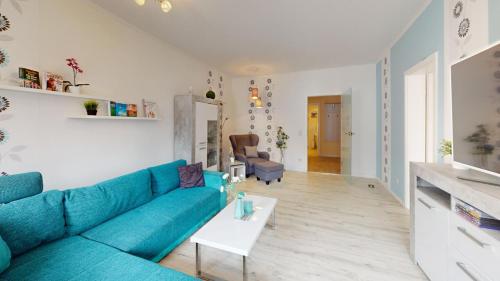 Dapur atau dapur kecil di Apartments am Sund