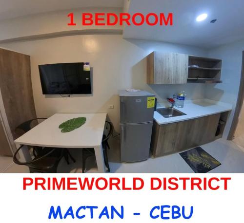 Η κουζίνα ή μικρή κουζίνα στο Prime World District Tower P