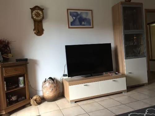 TV a/nebo společenská místnost v ubytování Ferienwohnung Meuer