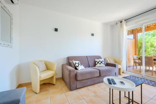 Χώρος καθιστικού στο La Bastide de Chaumette