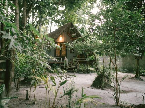 a small house in the middle of a forest at Ventos Morere Hotel & Beach Club in Ilha de Boipeba