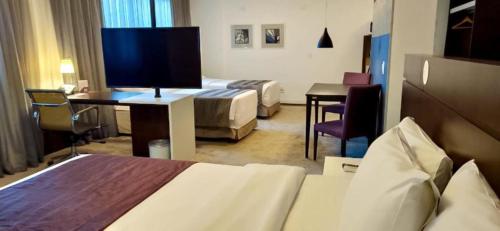 Televisyen dan/atau pusat hiburan di Blue Tree Premium Alphaville
