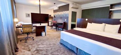 Katil atau katil-katil dalam bilik di Blue Tree Premium Alphaville